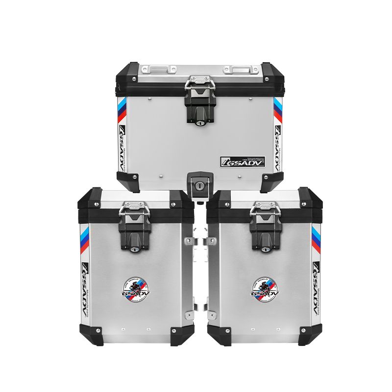 经典款铝镁合金三箱-银色