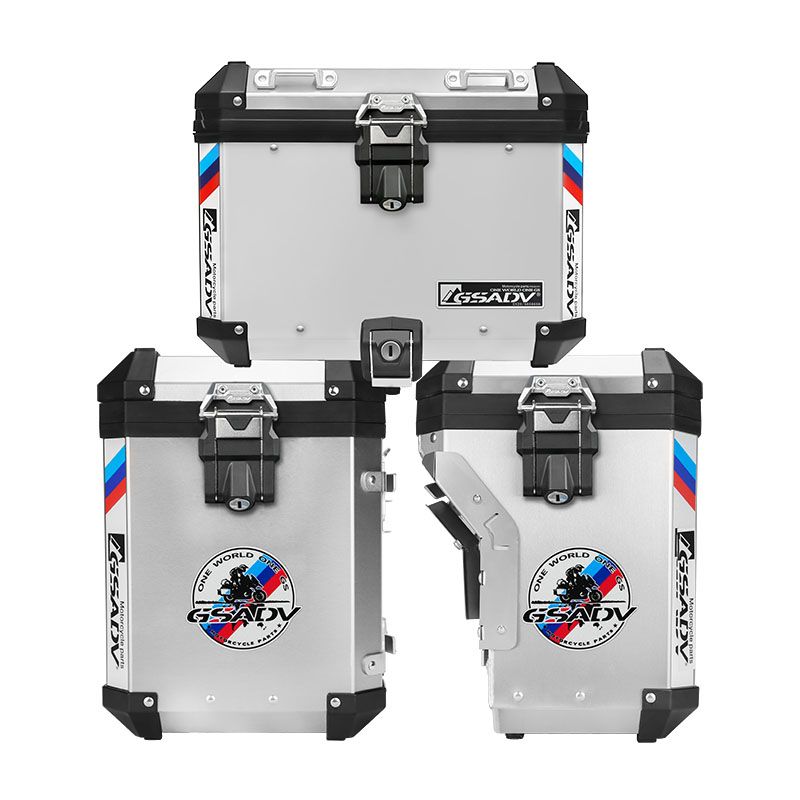 经典款铝镁合金三箱-银色