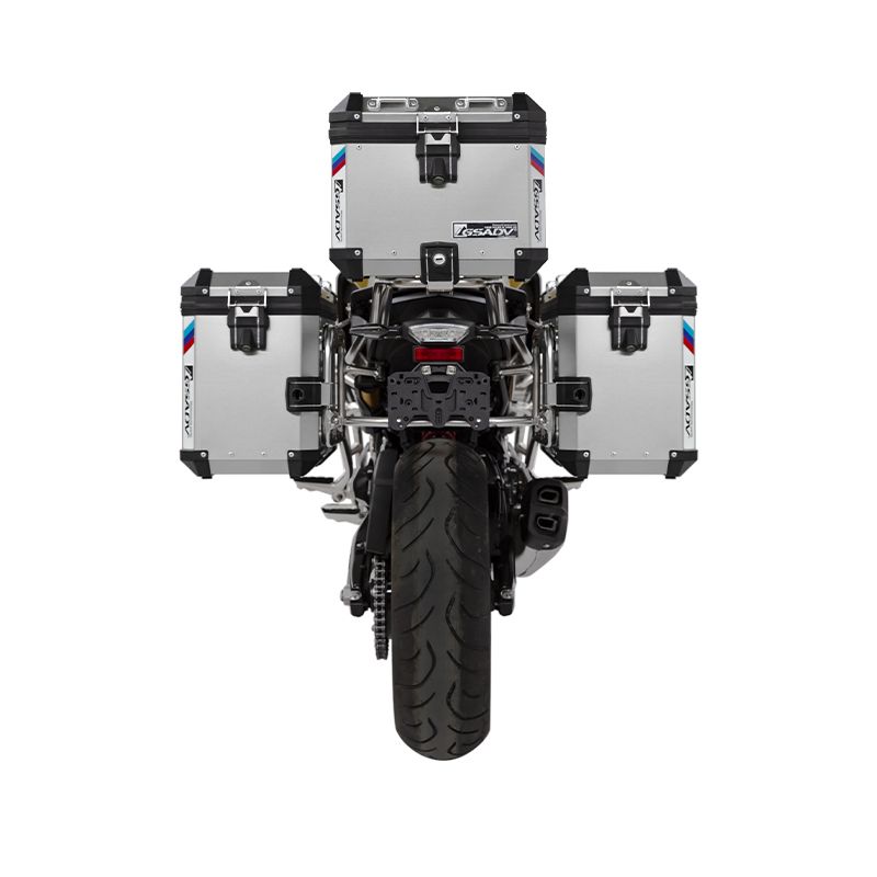 经典款铝镁合金三箱-银色