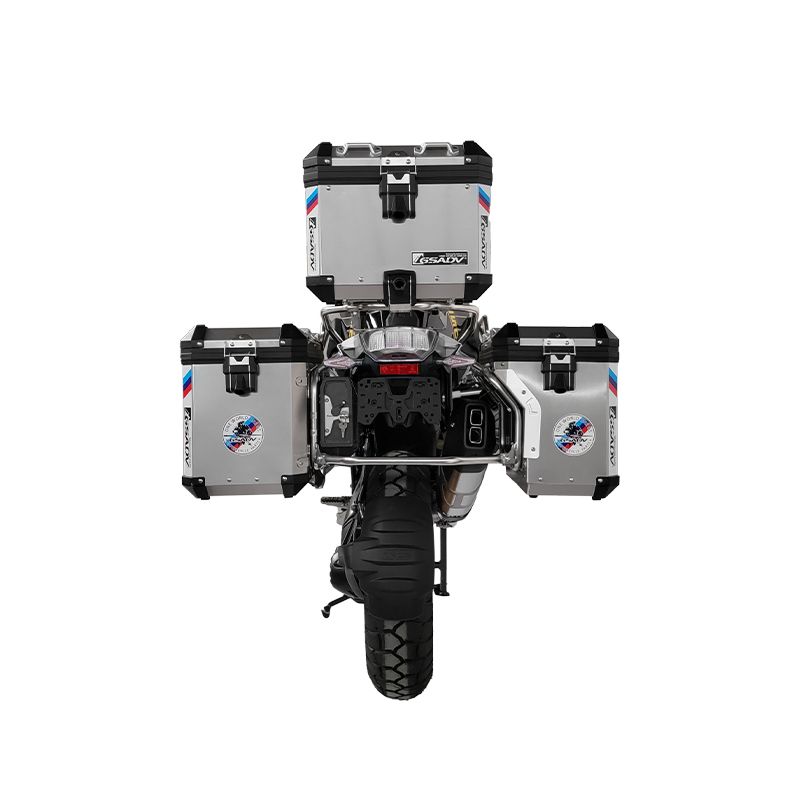 经典款铝镁合金三箱-银色