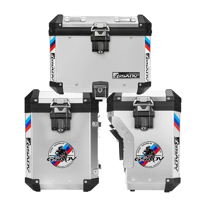 经典款铝镁合金三箱-银色