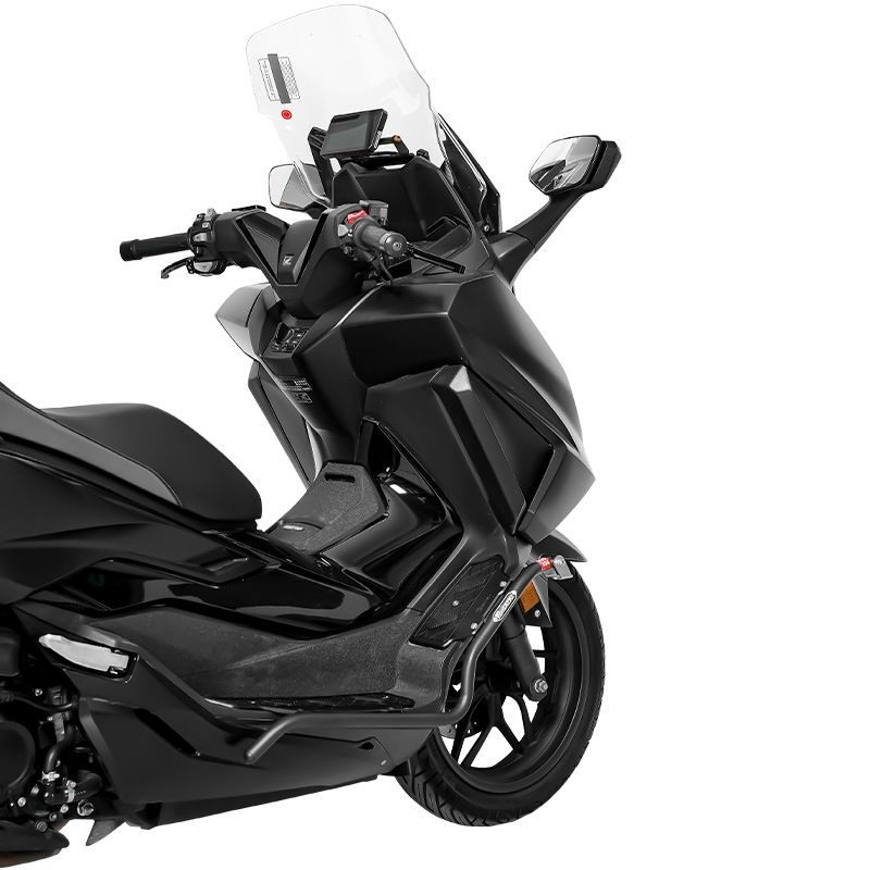 CNC不锈钢脚踏护杠-黑色