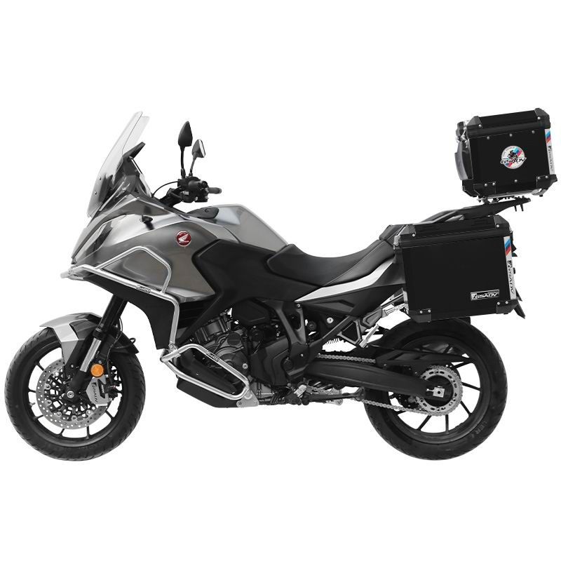 不锈钢上下护杠-银色-经典款铝镁合金三箱-黑色