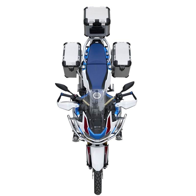 不锈钢银色上下护杠-经典款铝镁合金三箱