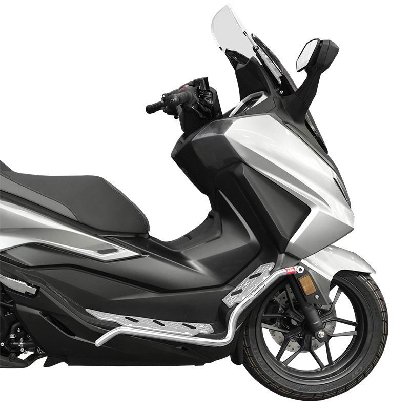 CNC不锈钢脚踏护杠-银色