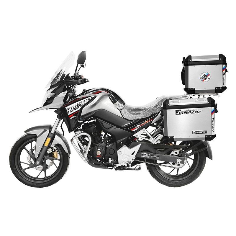 经典款铝镁合金三箱-银色