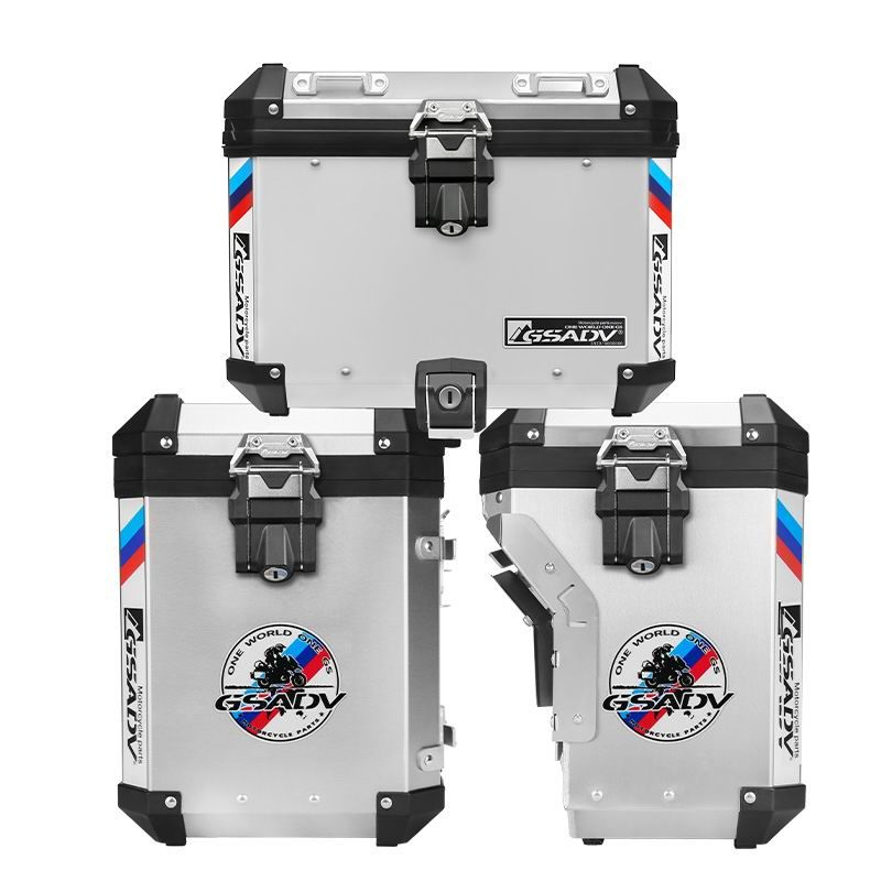 经典款铝镁合金三箱-银色