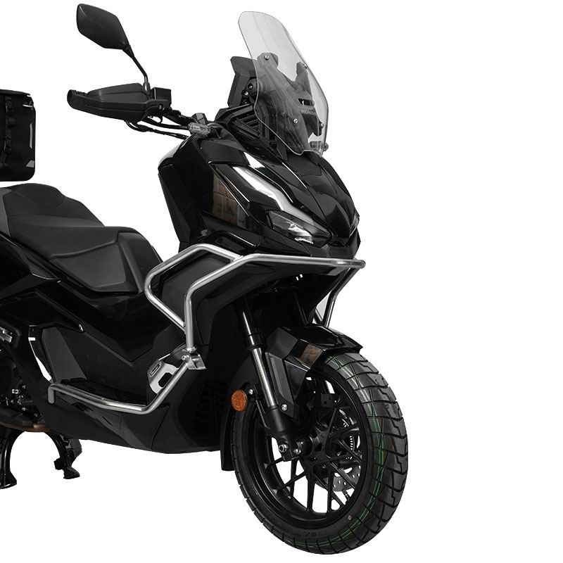 CNC不锈钢脚踏护杠-银色