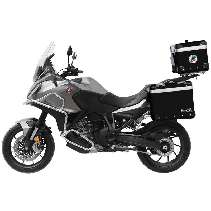 不锈钢上下护杠-银色-zing款铝镁合金三箱-黑色