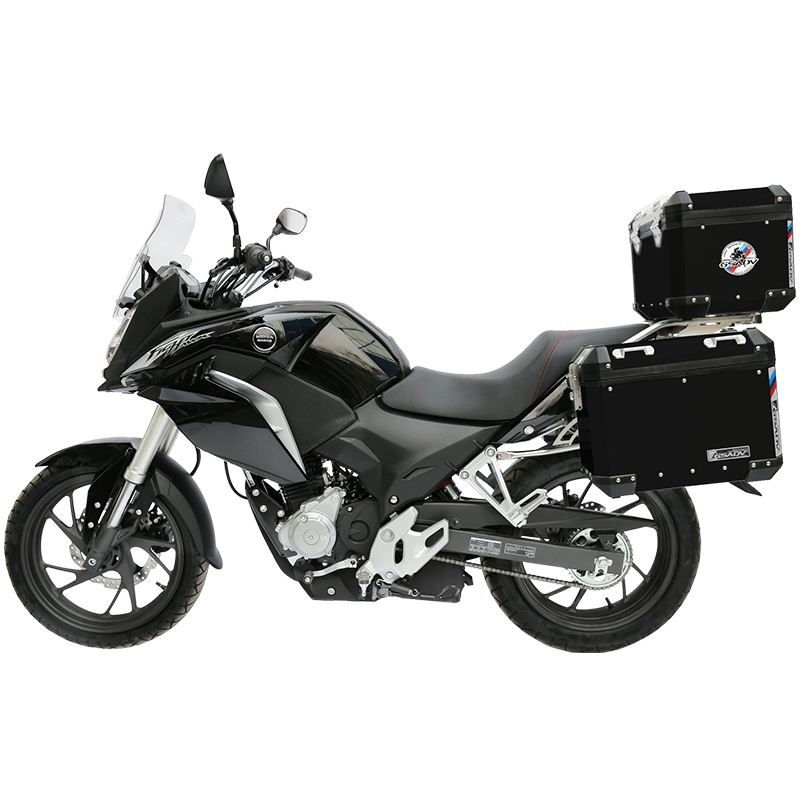 经典款铝镁合金三箱-黑色