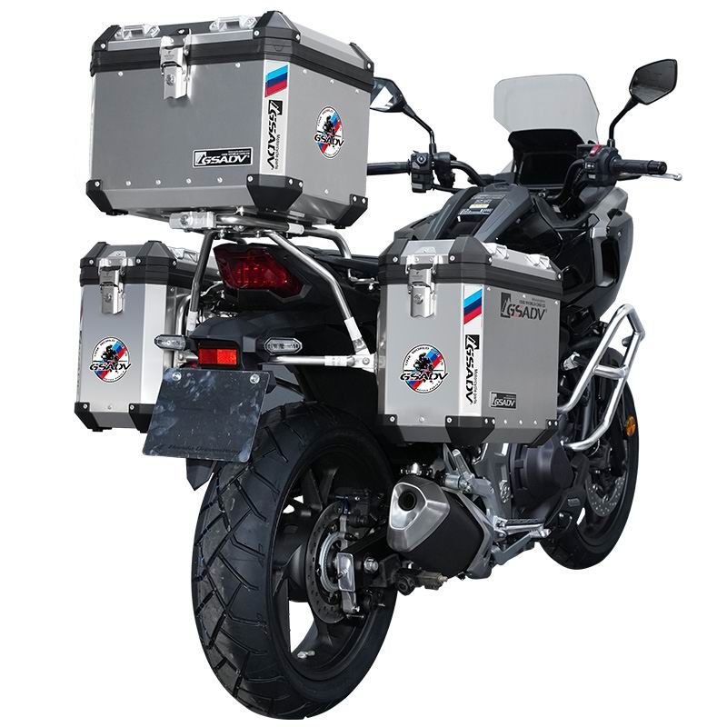 经典款铝镁合金三箱-银色