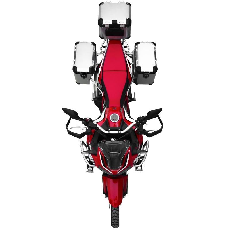 不锈钢上下护杠-经典款铝镁合金三箱-银色