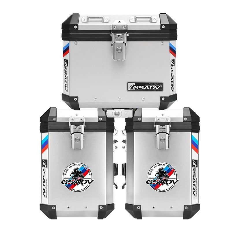 经典款铝镁合金三箱-银色