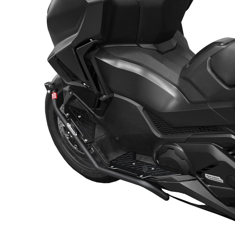 CNC不锈钢脚踏护杠-黑色