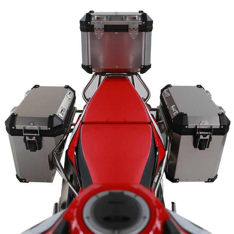 经典款铝镁合金三箱-银色