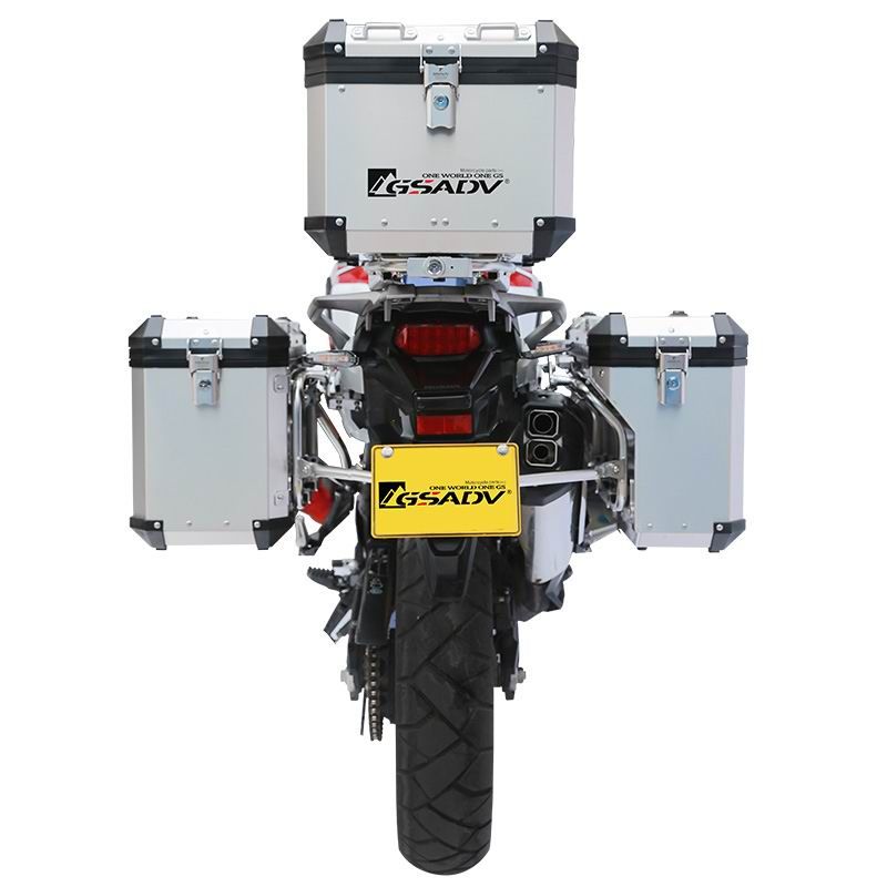 经典款铝镁合金三箱-银色