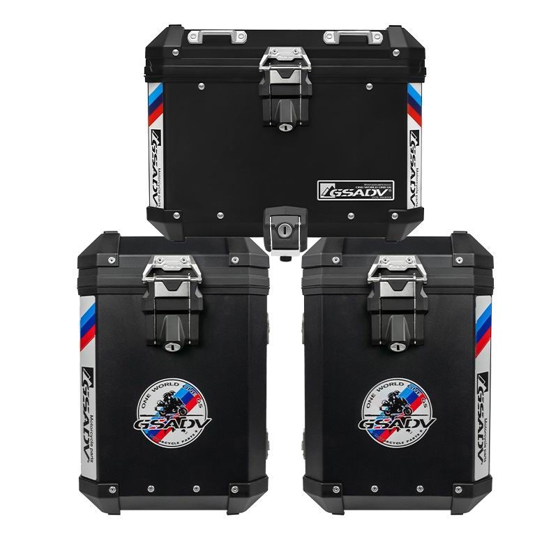 经典款铝镁合金三箱-黑色