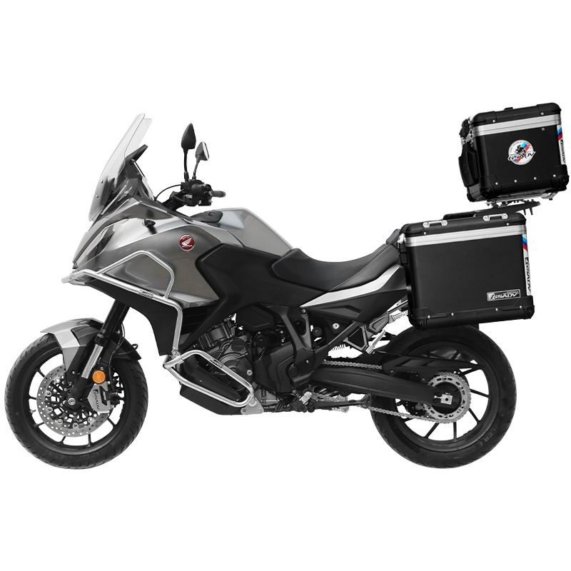 不锈钢上下护杠-银色-zingpro款铝镁合金三箱-黑色